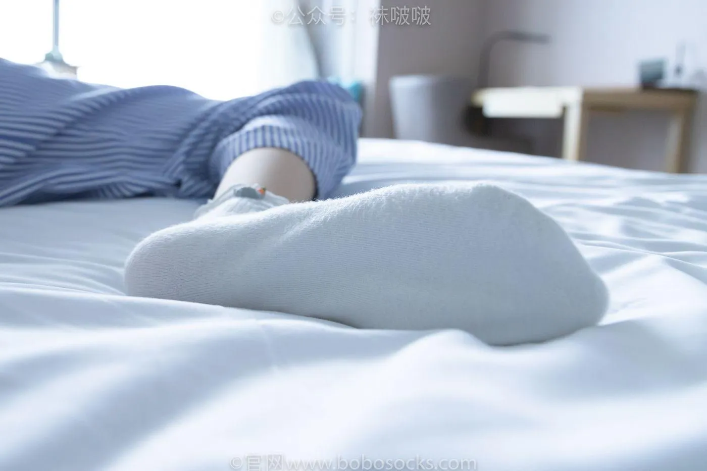 [BoBoSocks袜啵啵]NO.027 稚予- vans、白色棉袜、肉丝 [136P]插图3